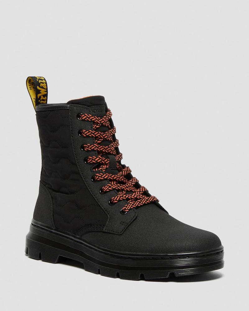 Black Men\'s Dr Martens Combs II Dual Leather Ankle Boots | CA 437KOR